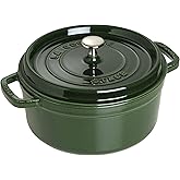 Staub Cast Iron Cocotte Made in France, 4-qt, Basil