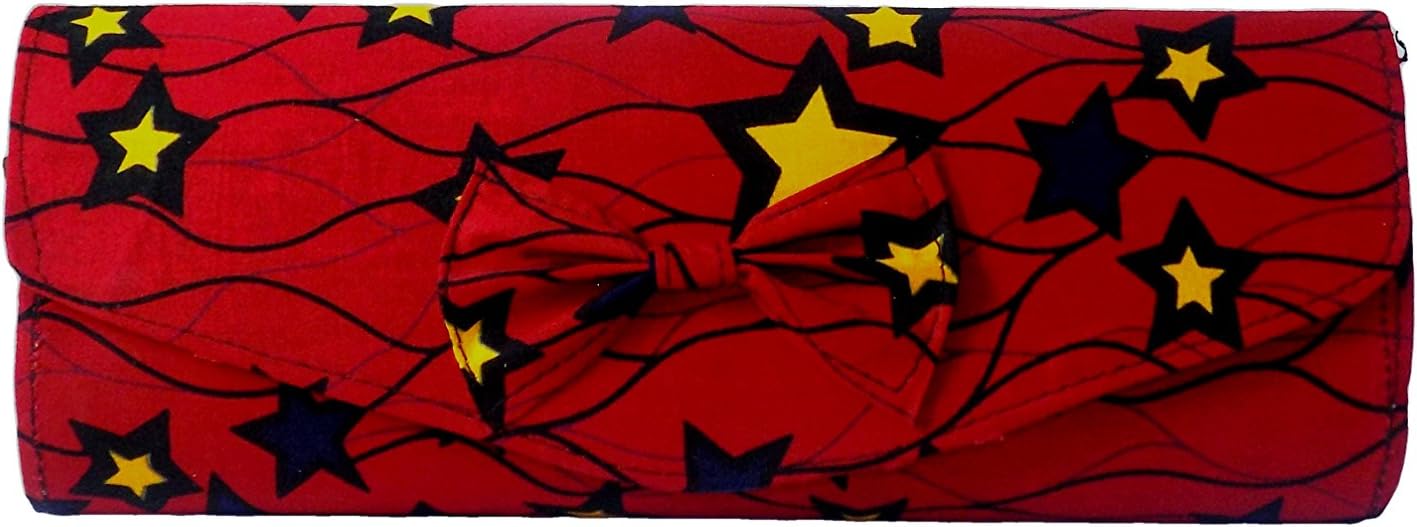 Stepping Out-African Hi Target Print clutch purse/Sunny Peek