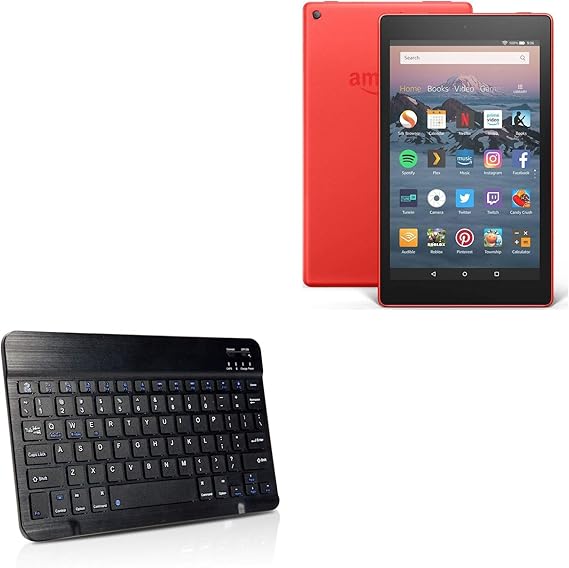 Amazon Fire Hd 8 18 Keyboard Boxwave Slimkeys Bluetooth Keyboard Portable Keyboard With Integrated Commands For Amazon Fire Hd 8 18 Jet Black Amazon Ca Electronics