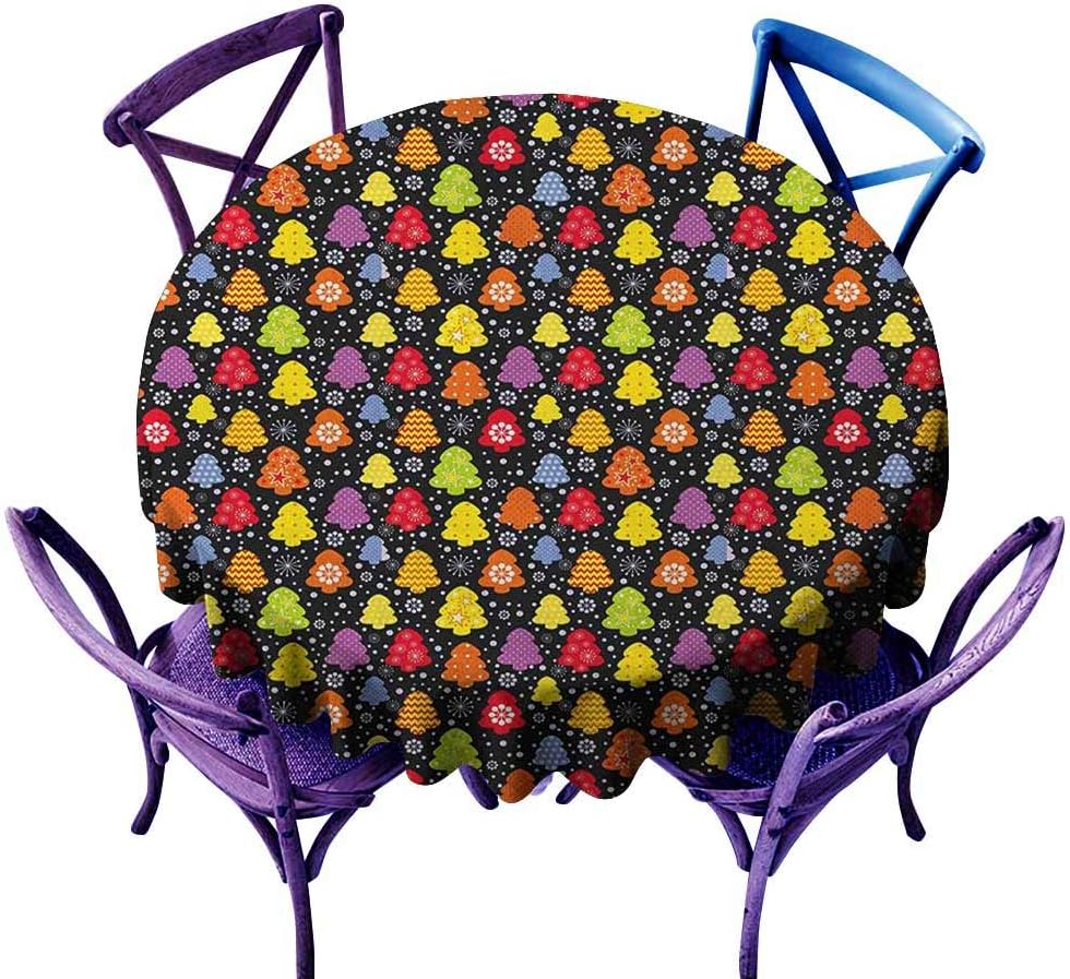 familytaste, Mantel Redondo para Banquetes de Fiesta D 70 Pulgadas