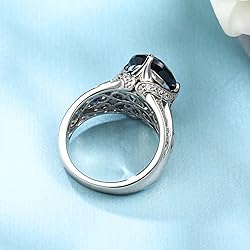 AGRULE Sapphire Rings for Women Wedding Engagement