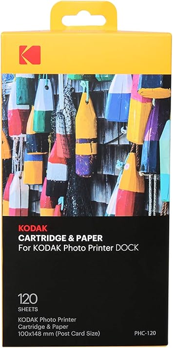 kodak cartridge and paper for kodak photo printer dock