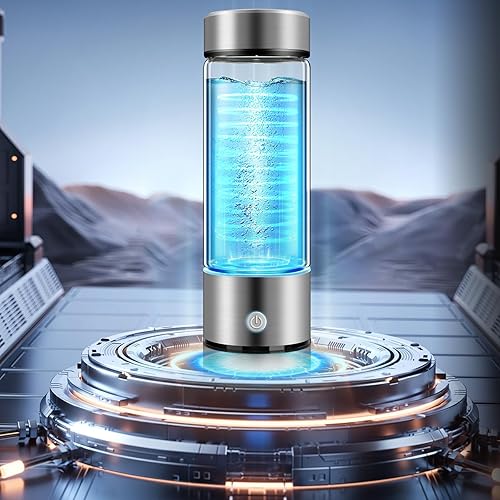 LOZLTX Hydrogen Water Bottle【NO.1 Double Hydrogen Content】【1-Click Operation, Instant H2】420ml 3000PPB Hydrogen Water Bottle Heavy Metals Improve Water in 3 Min (2025 Model) Hydrogen Water Bottle