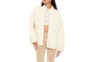 Forever 21 womens Quilted Zip-up Jacket