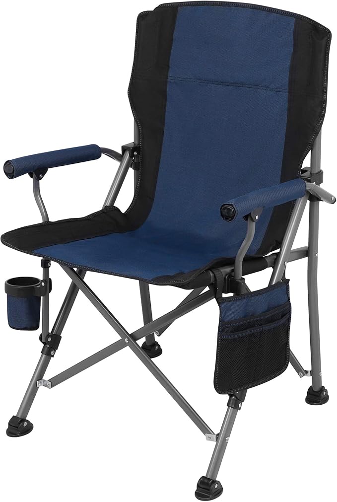 IBLUELOVER Folding Camping Chair Sports Directors Chair High Back
