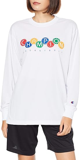 Amazon Co Jp チャンピオン プラクティスロングtシャツ バスケットボール Cw Sb414 レディース 服 ファッション小物