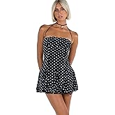 Princess Polly Womens Delamere Mini Dress Black/White