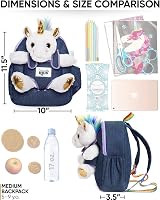 Naturally KIDS Unicorn Backpack Medium 5-7 Years Girls Gift Girls Backpack view 3