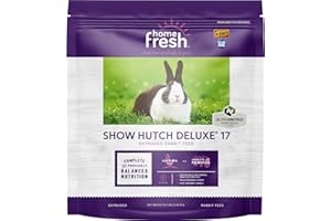Blue Seal Fresh Show Hutch Deluxe 17 Rabbit Food - Resealable Packaging to Hold in Freshness, Promotes a Healthy Digestive System and Proper Intake - 4.5 LB Bag