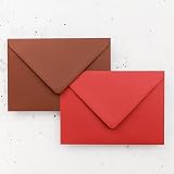 Clairefontaine 5882C Pack of 20 Gummed Envelopes C5 Burgundy 120gsm view 7