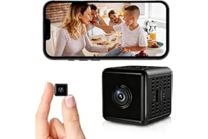 Smilephil Hidden Camera, 1080P WiFi Spy Camera - with Night Vision & Motion Detection, Wireless Indoor Security Camera for Pet/Baby/Nanny, App Live Feed, Smallest Smart for Home Monitoring