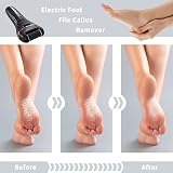 Bemece Electric Foot File Callus Remover 2 Speeds 1700/2000 RPM Waterproof view 5