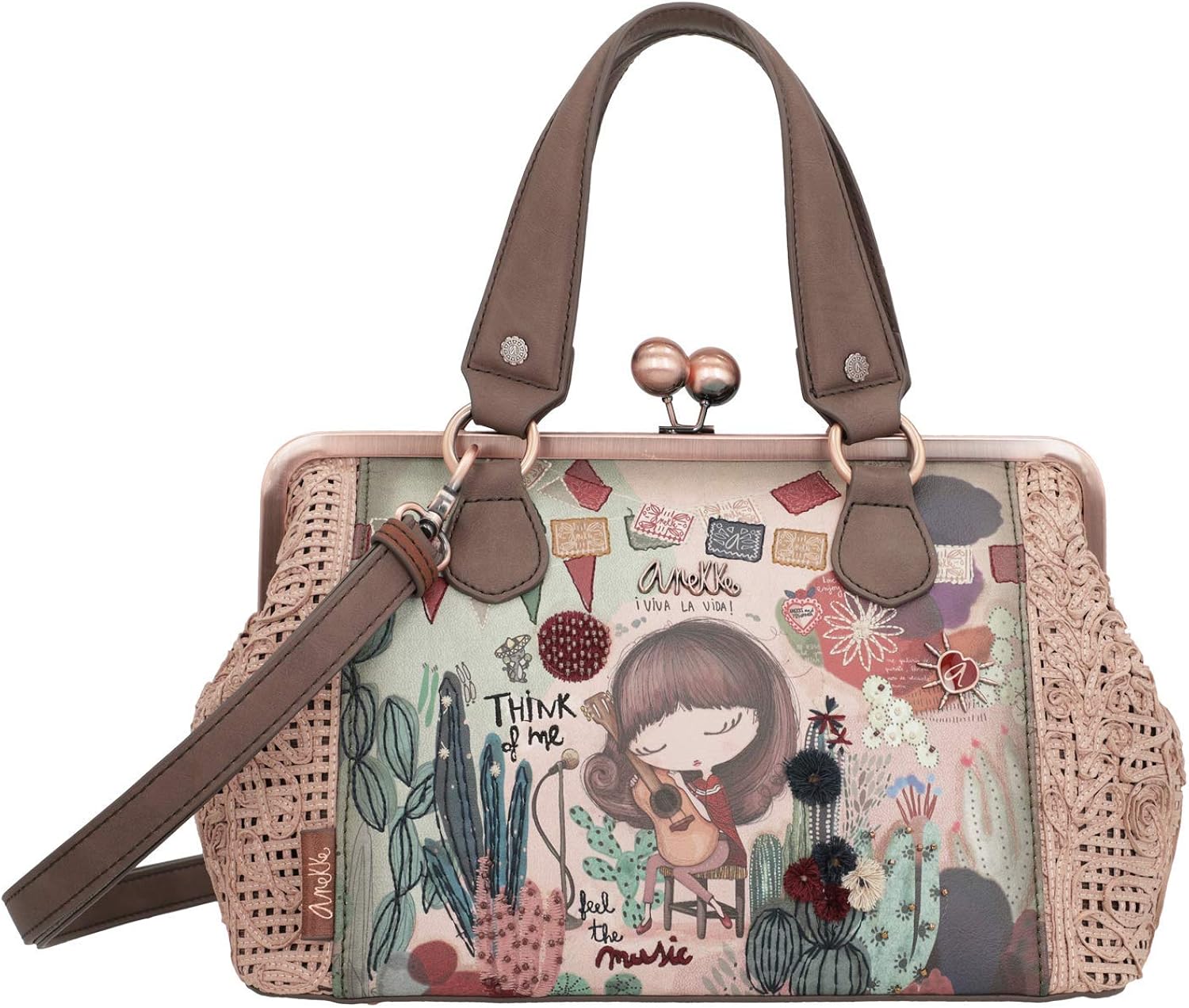 Borsa Tracolla Con Manici Anekke Dreamverse Wings