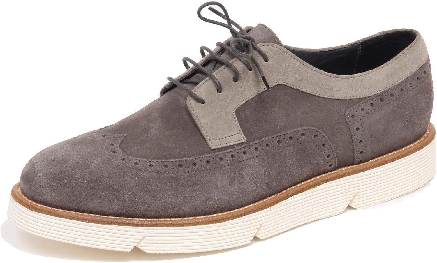 F4286 Sneaker Uomo Grey GUARDIANI Scarpe Suede Shoe Man