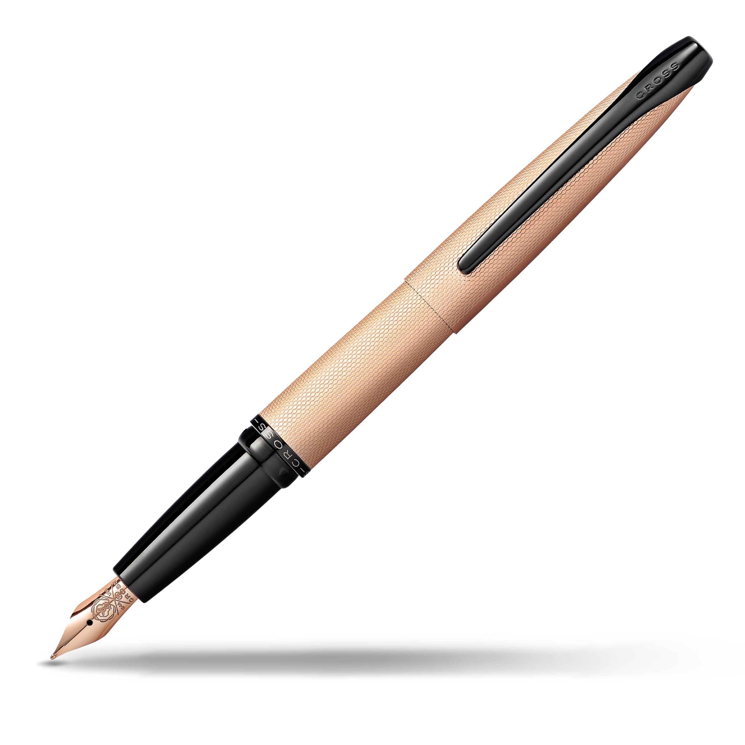 CROSS 886-42FF ATX Metallic Fountain Pen with Fine Nib - Rose/Gold