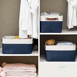 Pulnimus Storage Basket for Shelves - Large 4 Pack