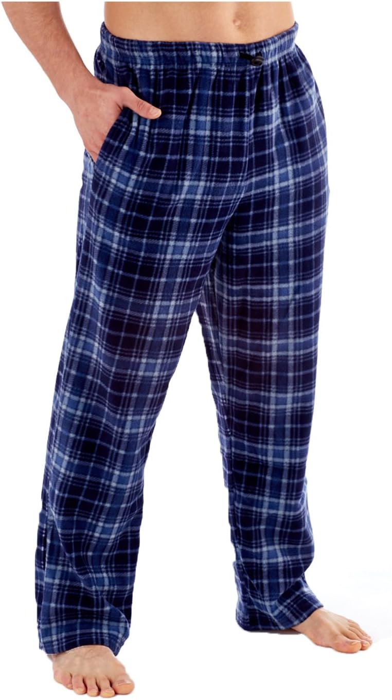 Harvey James Mens Elasticated Waist Winter Lounge Pants