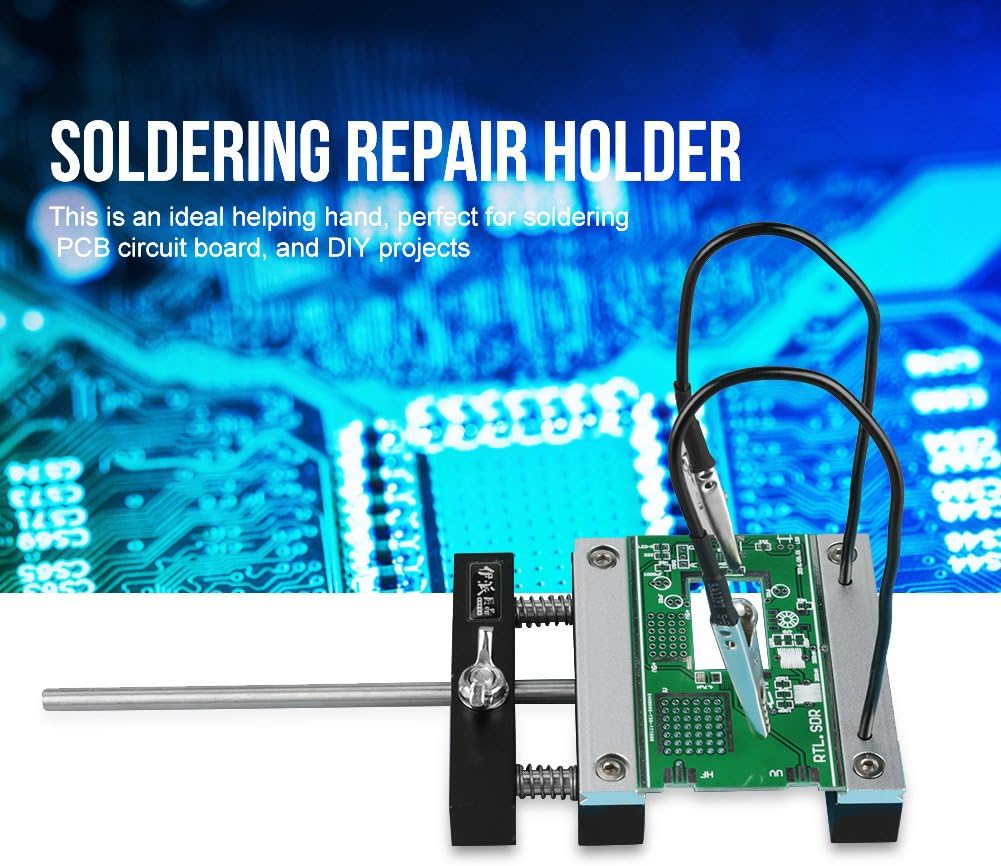 TOPINCN 1Set Adjustable Circuit Board Soldering Station PCB Plate Holder with Two Caliper Clamp - Image 4