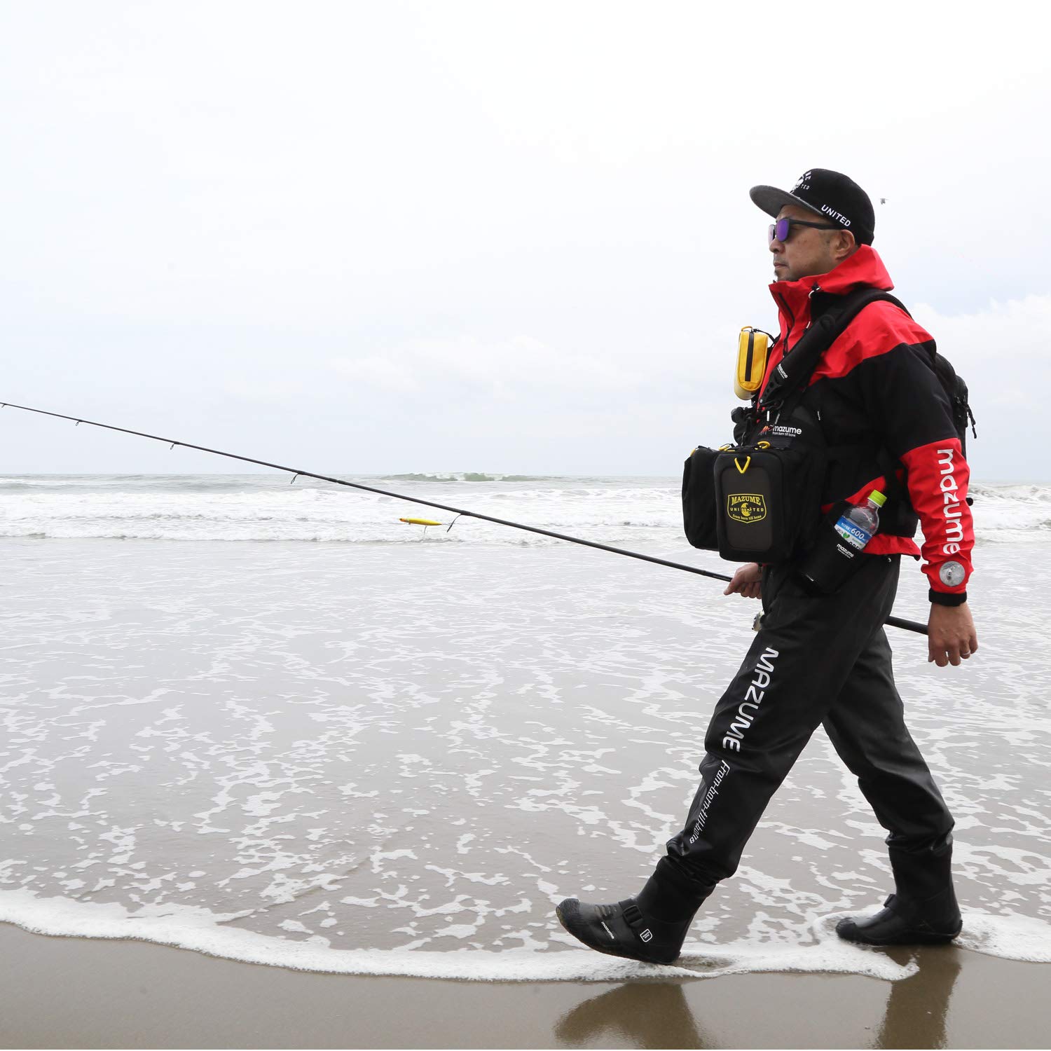 ブラック B06xvr1nth Mazume マズメ Mzlj 311 サーフスペシャル レッドムーンライフジャケット ライフジャケットフローティング ベスト 最安値に挑戦