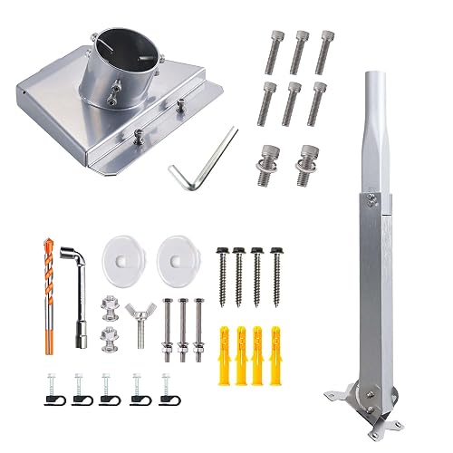 Adaptateur Tuyau Starlink Gen 3 EDUP HOME - Support Poteau 3.2-5.3cm - Aluminium Premium