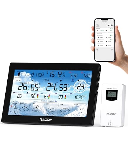 Capteur Télécommande Sans Fil Raddy R7 Pour Station Météo N75 N80 Et Thermomètre Piscine PT-3