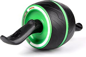 JHYSHAN Ab Roller Wheel with Knee Pad Mat,Automatic Rebound Abdominal Wheel Abs Workout Equipment,Home Gym Equipment,No Noise Ab Wheel for Men&Women Abdominal