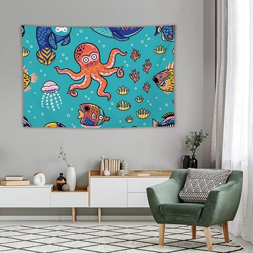 Desconocido Tapiz Para Colgar En La Pared Diseno De Marinas Como