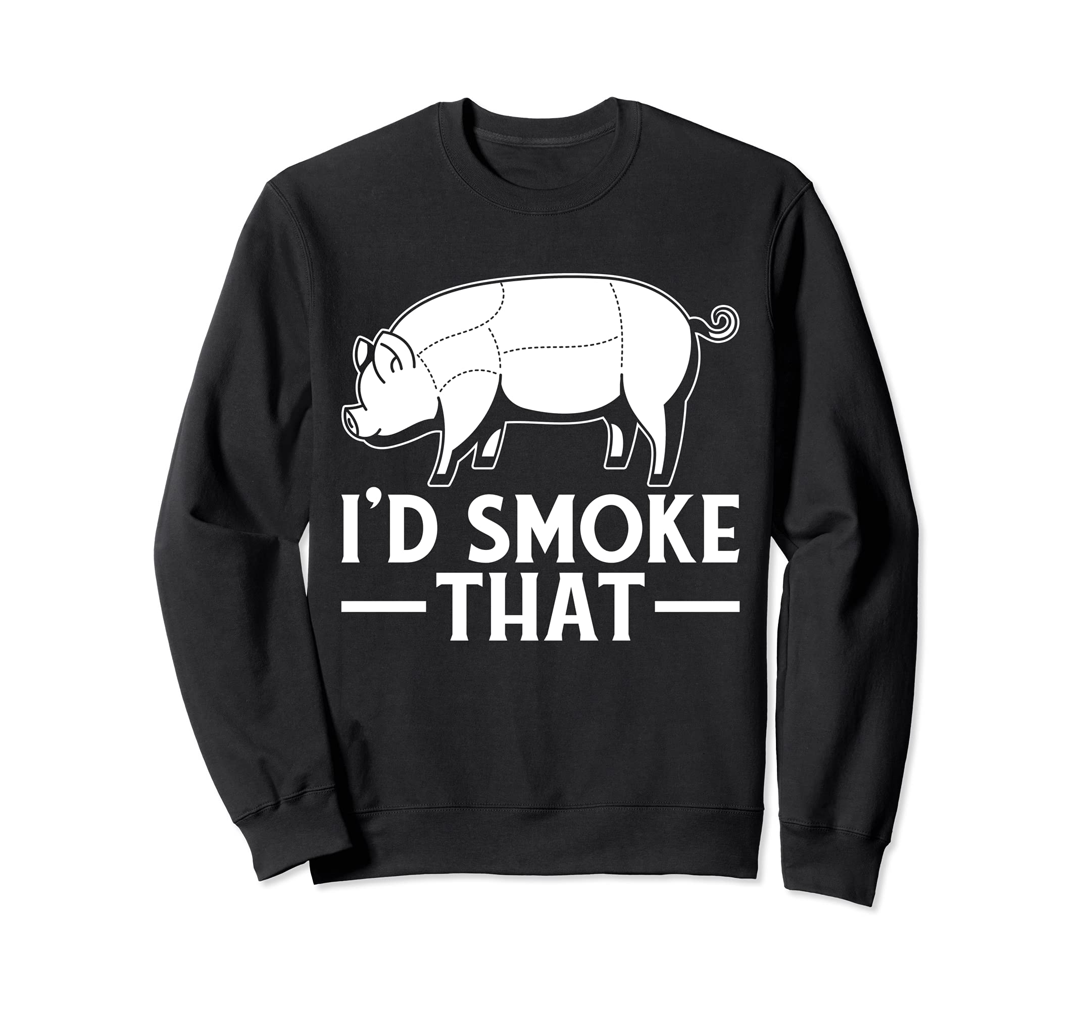 Id Smoke That Funny Grillmaster BBQ Chef Grilling Barbecue Sweatshirt