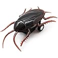 Pull Back Fake Plastic Cockroach, Insect Joke Toy Crawls Super Fast, Prank Scary Trick Bugs for Party, 2.4"(L) x 1"(W) 0.25oz