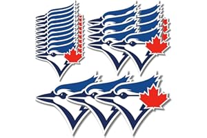 21 Pcs Blue Jays Stickers for Boys Girls Men Women, Baseball Team Theme Vinyl Waterproof Decals for Laptop, Water Bottles, Ph