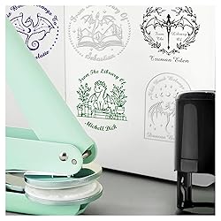 OFCCUSTOM Book Embosser Custom Embosser Stamp with