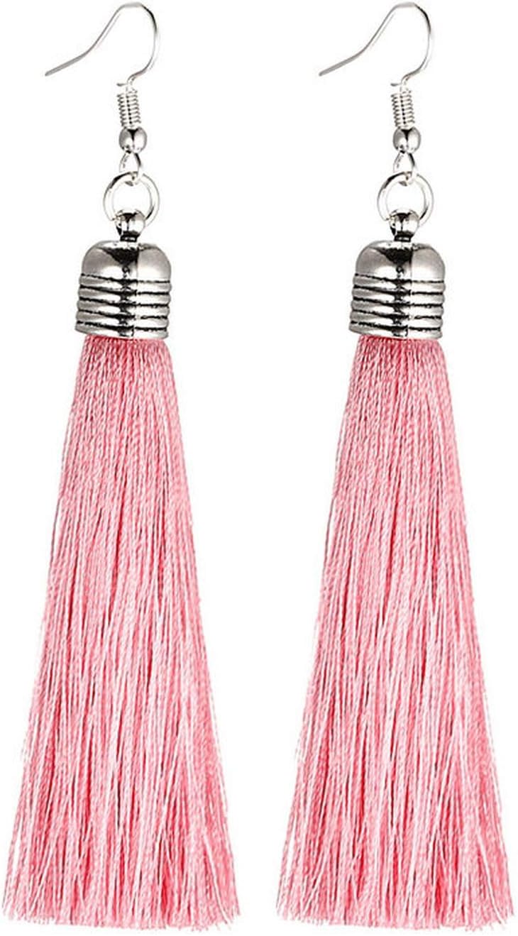 Ethnic Fringe Tassel Earrings For Women Jewelry Bohemian Drop Long Pendientes Thread Statement Vintage Earrings