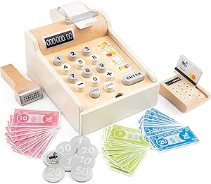 New Classic Toys Caja registradora con Dinero, escáner y ...