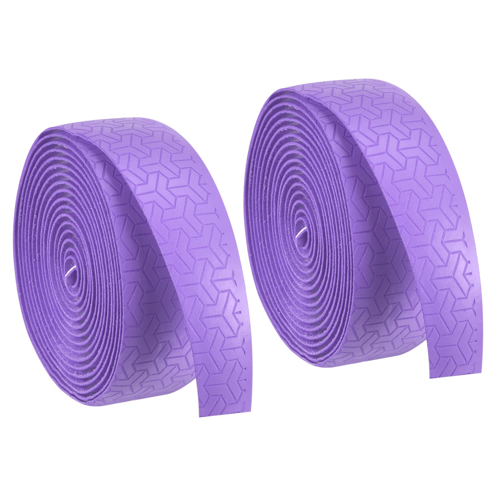 PATIKIL 6.6ft Racket Overgrip, 2 Pack PU Lengthen Grip Tape Non-Slip Absorb Sweat for Tennis Badminton Fishing Rod, Purple