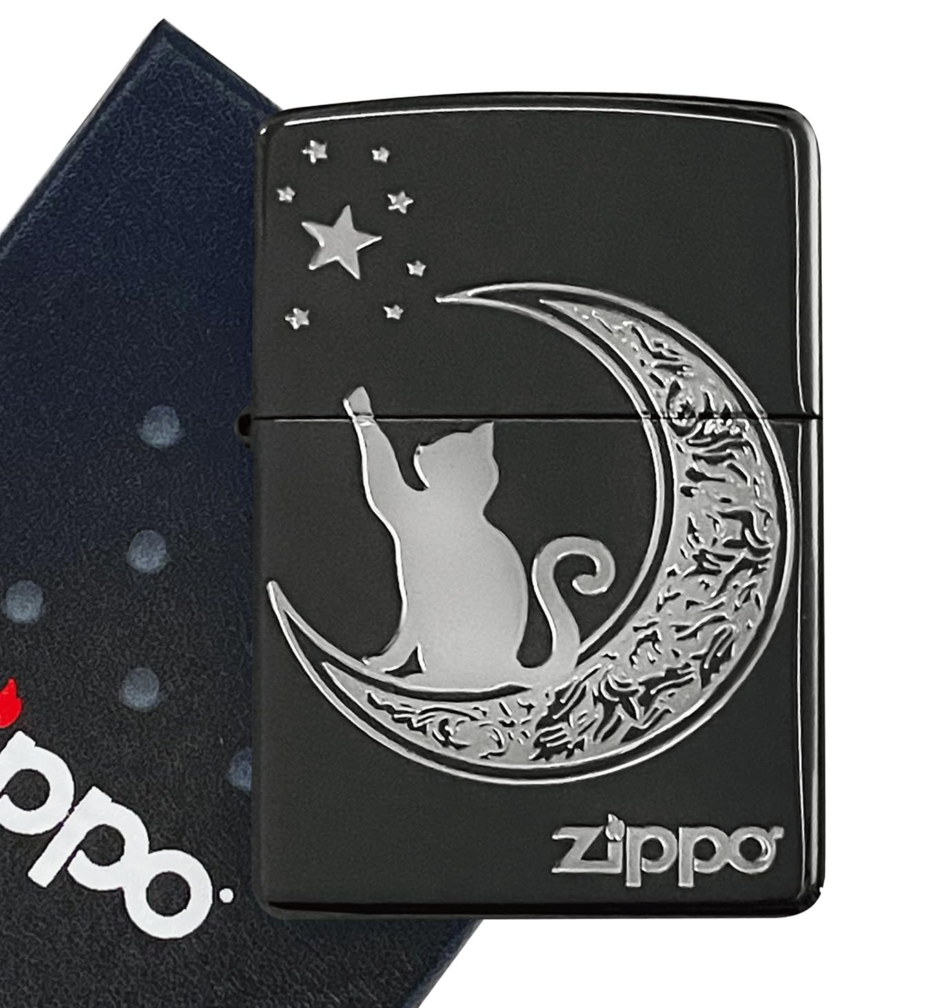 Soppo Cat Mua ZIPPO Zippo Cat Cute Cat Gift (Black) trên Amazon Nhật chính hãng ...