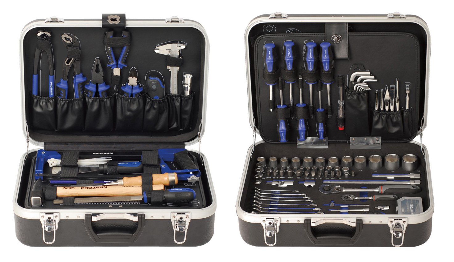 Projahn8681 1/4 Plus 1/2-Inch Universal Tool Case - Black (149-Piece)