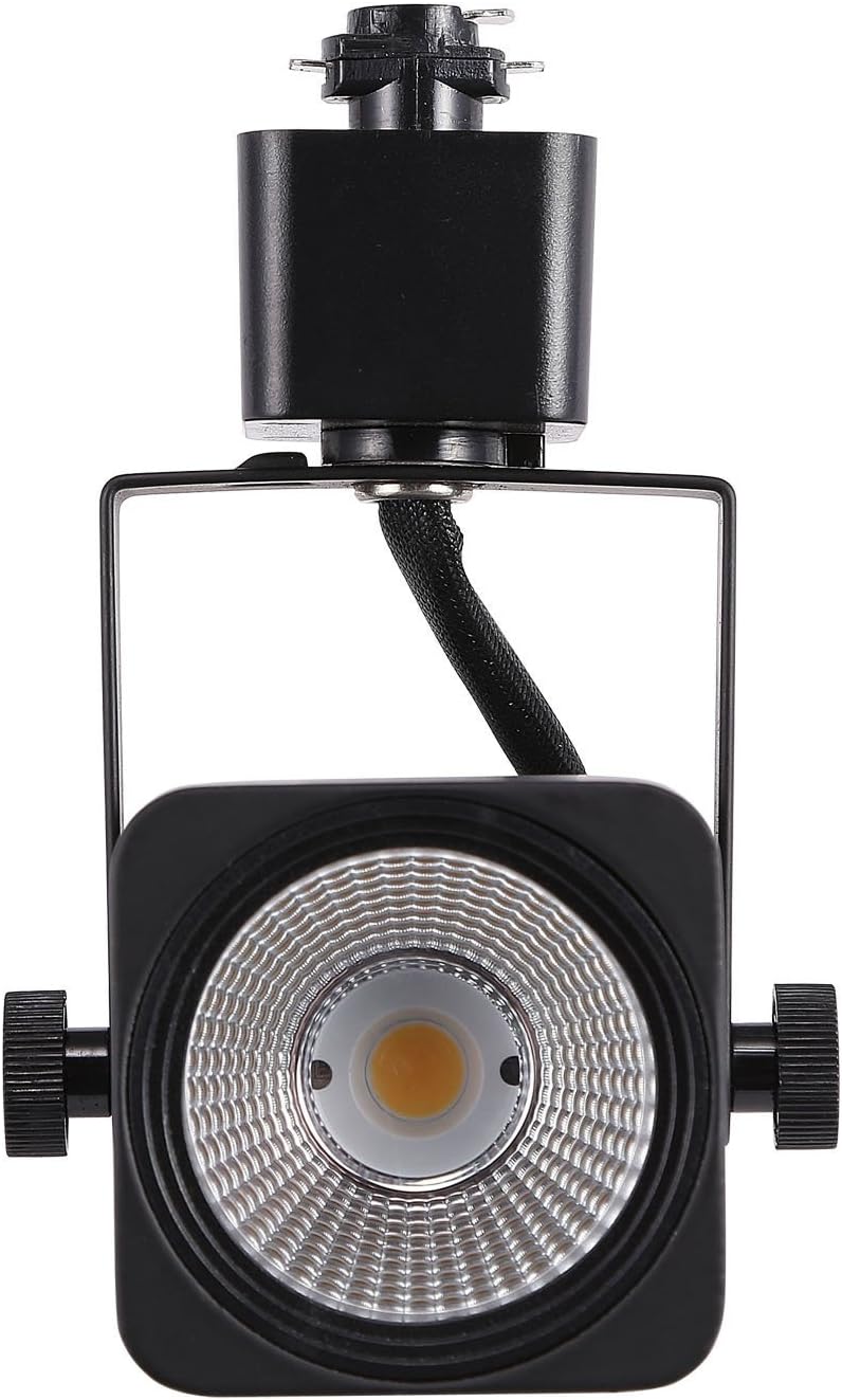 Cloudy Bay LED Track Lights Head,CRI 90 Warm White Dimmable,Adjustable
