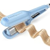 Farery Hair Waver Deep Wave Crimper for Women - 1.25 Inch | Beach Waves Curling Iron, Smart Buzzer Timer (4-10s), 9 Heat Settings 285&deg;F-430&deg;F, Tourmaline Ceramic Negative Ion