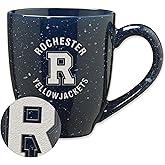 Rico Industries NCAA 16 oz Team Color Laser Engraved Speckled Ceramic Coffee Mug (P, Q & R Schools)