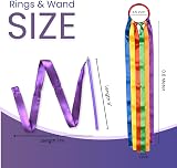 GSi Ribbon Wands & Rings for Kids 12pc Set 1m Ribbons 6 Pack Each view 5