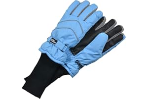 SnowStoppers Kid's Waterproof Long Cuff Winter Gloves