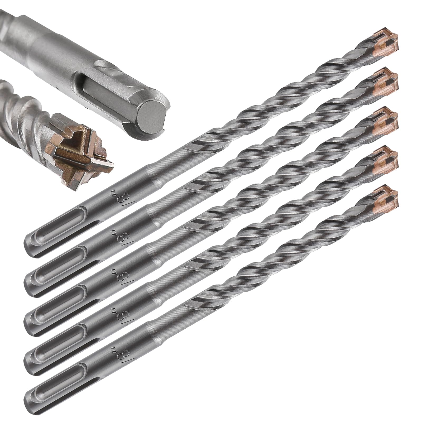 Wensilon Concrete Drill Bit 5pcs 3/8" X