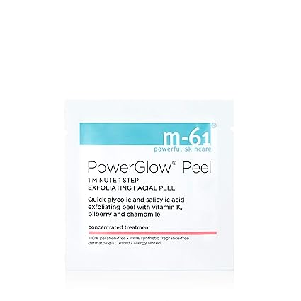 Amazon.com: M-61 PowerGlow Peel- 10 Treatments- 1-minute, 1-step ...