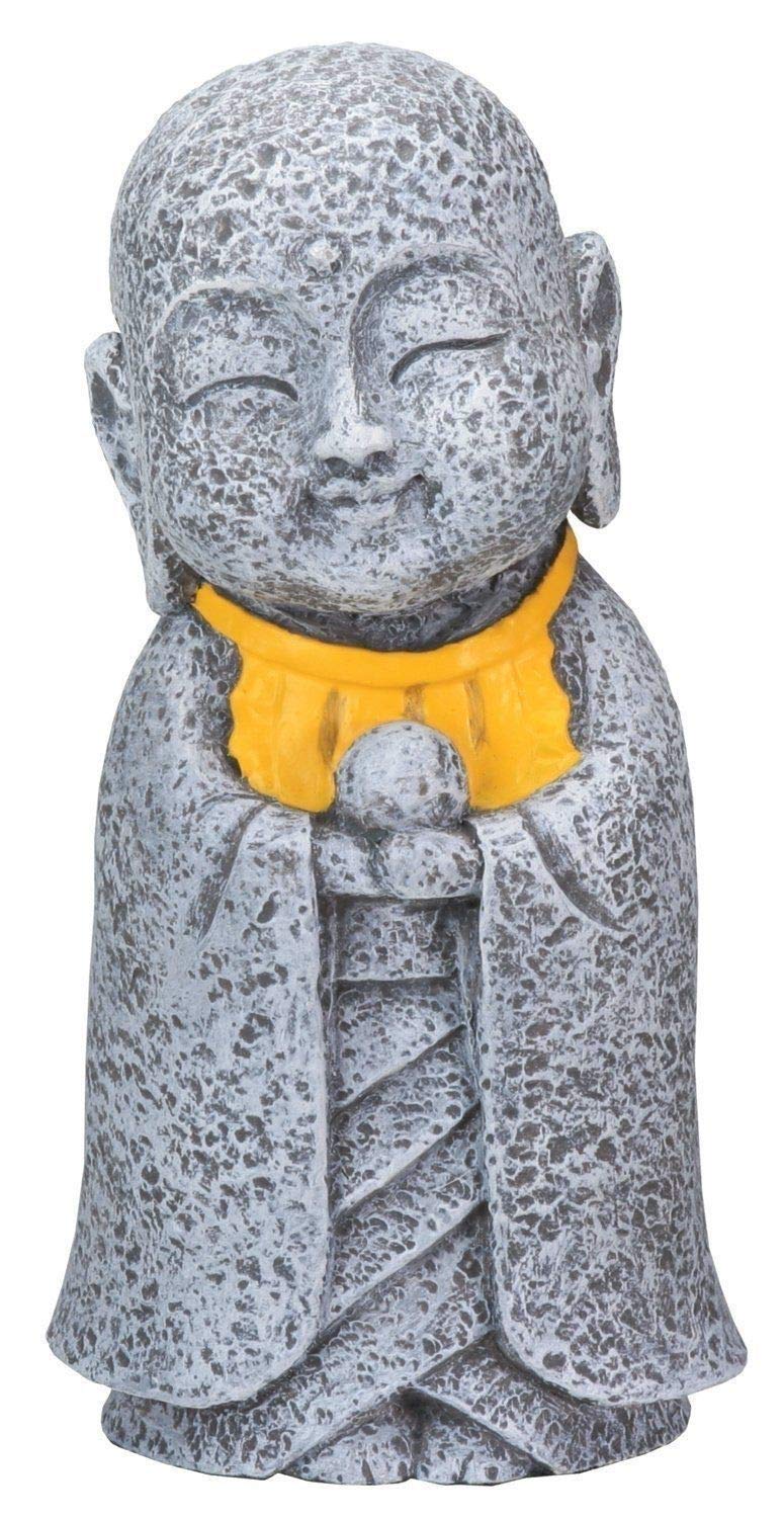 Bodhisattva Ojizo Sama Jizo Yellow Bib Japanese Buddha Small Statue