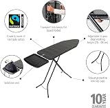 Brabantia Ironing Board C Extra Large Steam Rest 124 x 45 cm Black Denim view 2