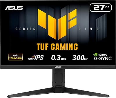 ASUS TUF Gaming 27 inch QHD 300Hz Fast IPS G-Sync HDR Display Widget