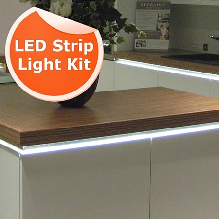 Fittingsco Flexible Led Kitchen Cabinet Strip 2m Starter Kit Cool