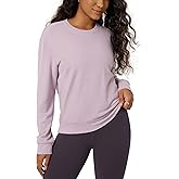ODODOS Women's Stretch Fleece Long Sleeve Sweatshirts – Ultra-Soft Cozy Warm Crewneck Pullover Tops