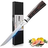 imarku Boning Knife, 6 Inch German High Carbon Stainless Steel Fillet Knife, Perfect for Meat Cutting, Pakkawood Handle, Gifts for Women and Men