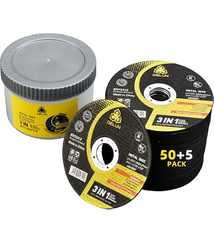 25-Pack 4.5" Cut-Off Wheels – .040" Thick, 7/8" Arbor, For Metal & Stainless Steel